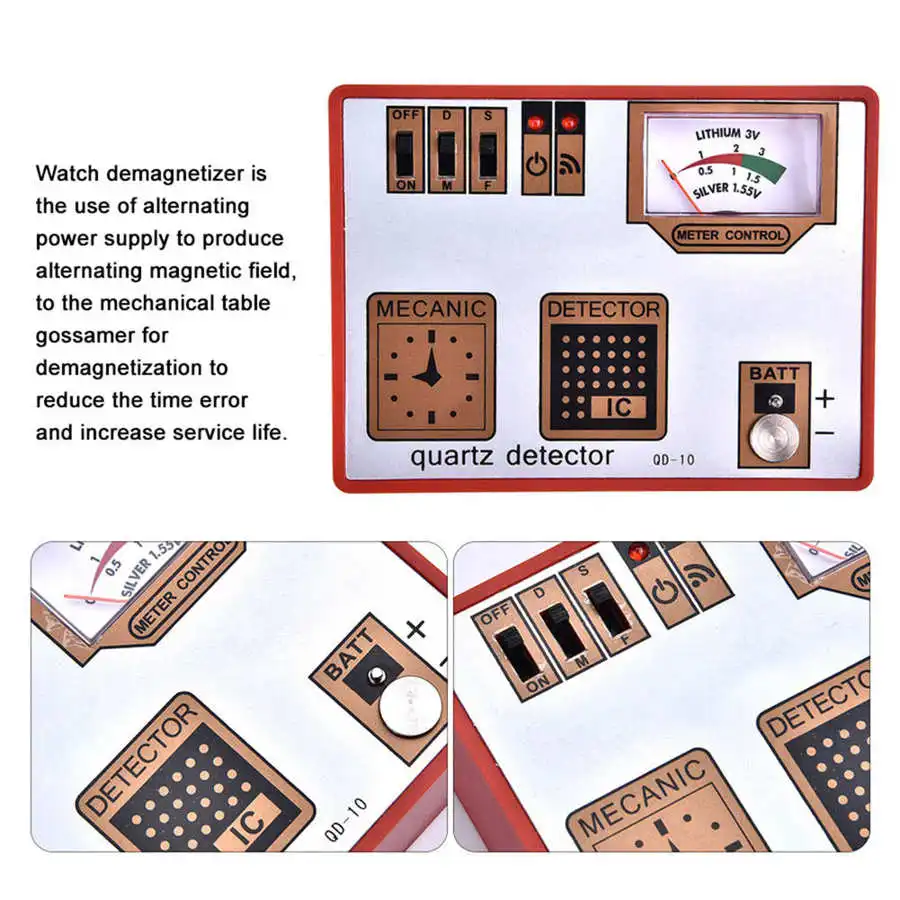 Демагнитайзер таймограф часы демагнитизация/измерение батареи/импульс/машина