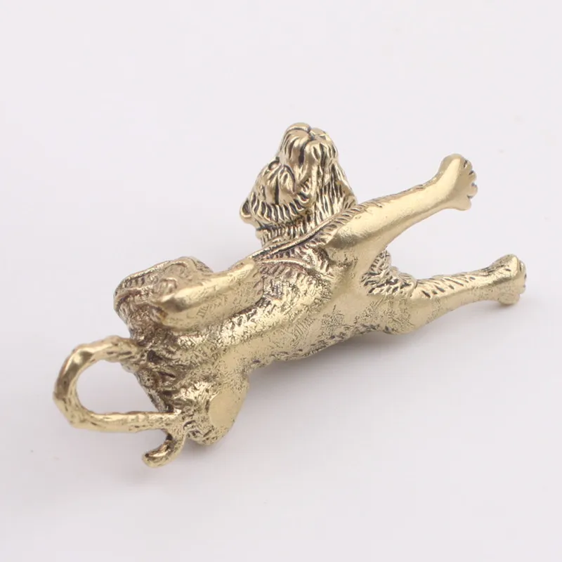 Медный брелок подвеска со знаками Зодиака тигром подвесные безделушки латунный