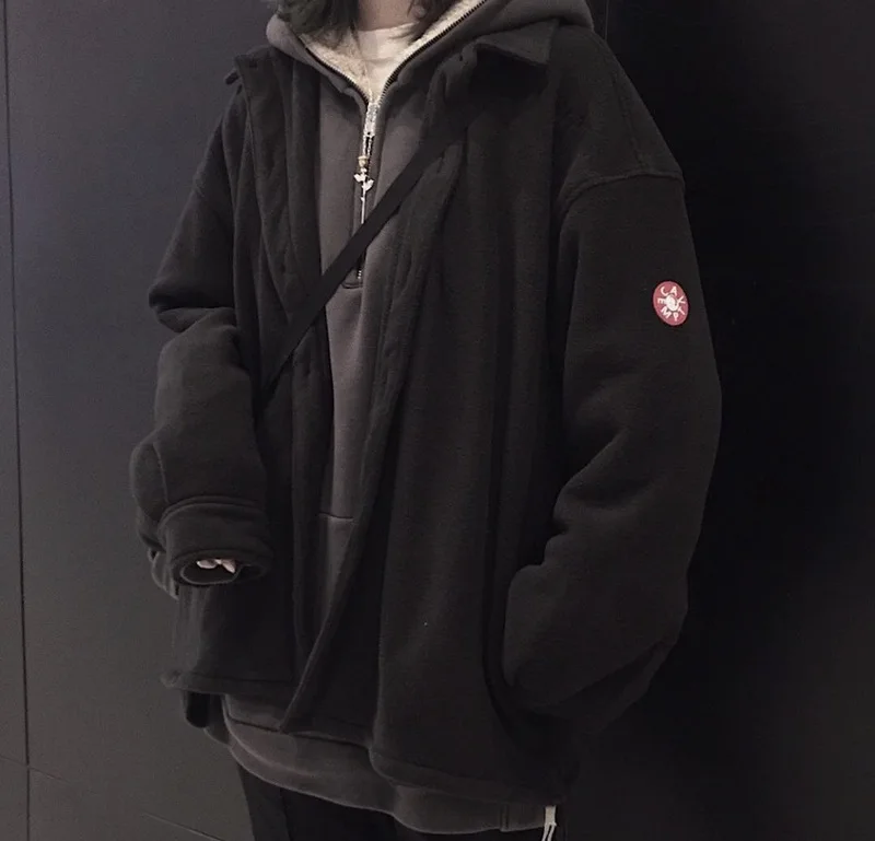 2020ss Топ Qulaity Cav Empt зимняя куртка CAVEMPT для мужчин и женщин Толстая флисовая мужская