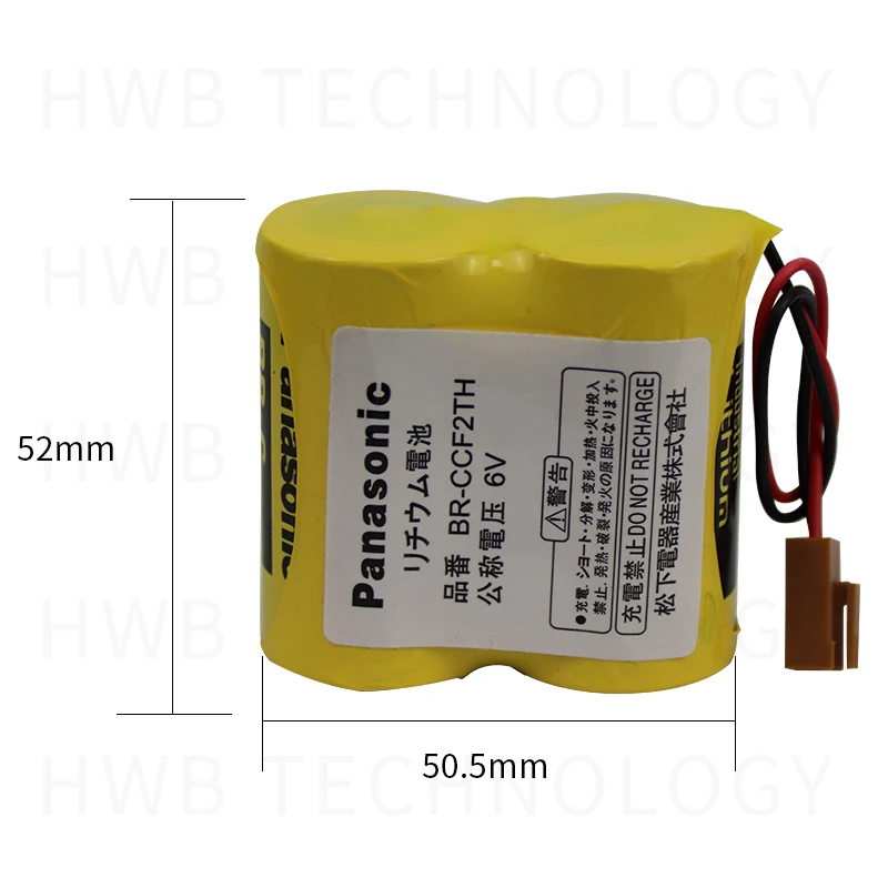 10 шт. новый фирменный аккумулятор с разъемом 2P 6 в 5000 мАч ПЛК FANUC литиевые батареи