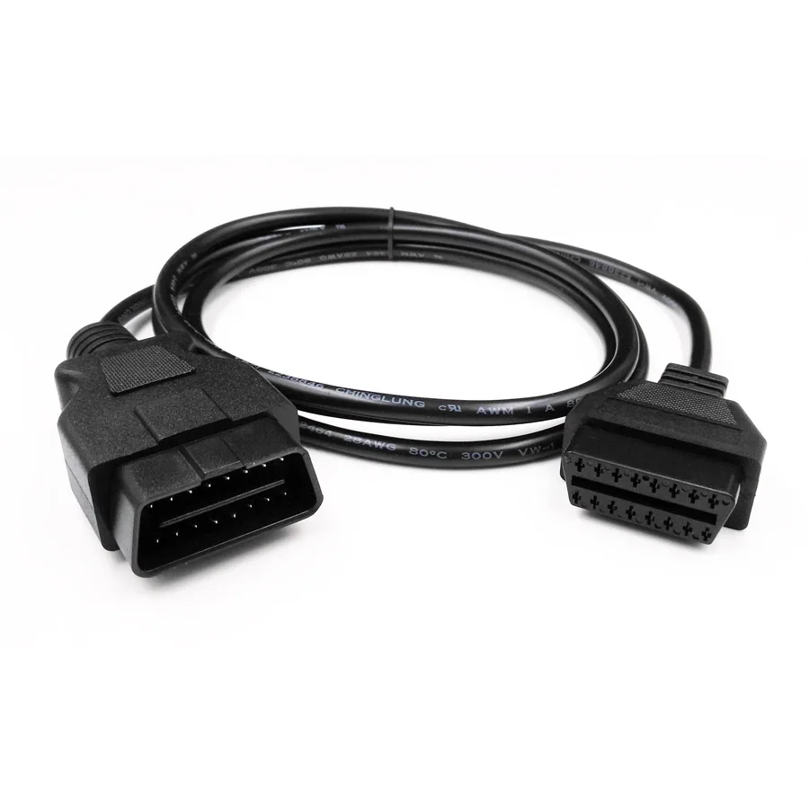 16Pin OBD2 Мужской к женскому удлиненный 3м 10 футов OBD EOBD автомобильный диагностический удлинитель