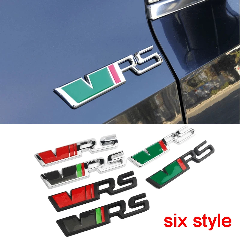 

Alloy Car Sticker Rear Trunk Emblem for Skoda VRS Logo Kodiaq Karoq 2 A7 Tour RS Superb Octavia Yeti Fabia 1 Rapid Accessories