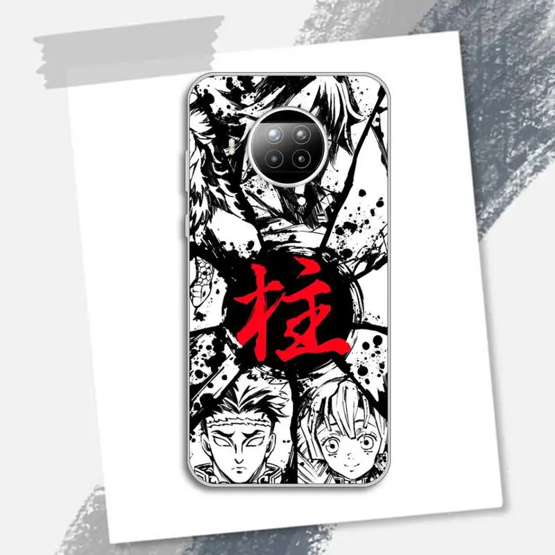 

Kamado Nezuko Kimetsu no Yaiba Demon Slayer Phone Case Transparent for Xiaomi Redmi note 10 t 8 9 pro lite 11