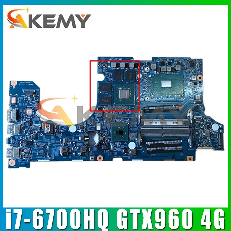 

For Acer aspire VN7-592 VN7-592G Laptop Motherboard With i7-6700HQ GTX960 4G-GPU 14302-1M 448.06B09.001M NBG6J11001 100% Working