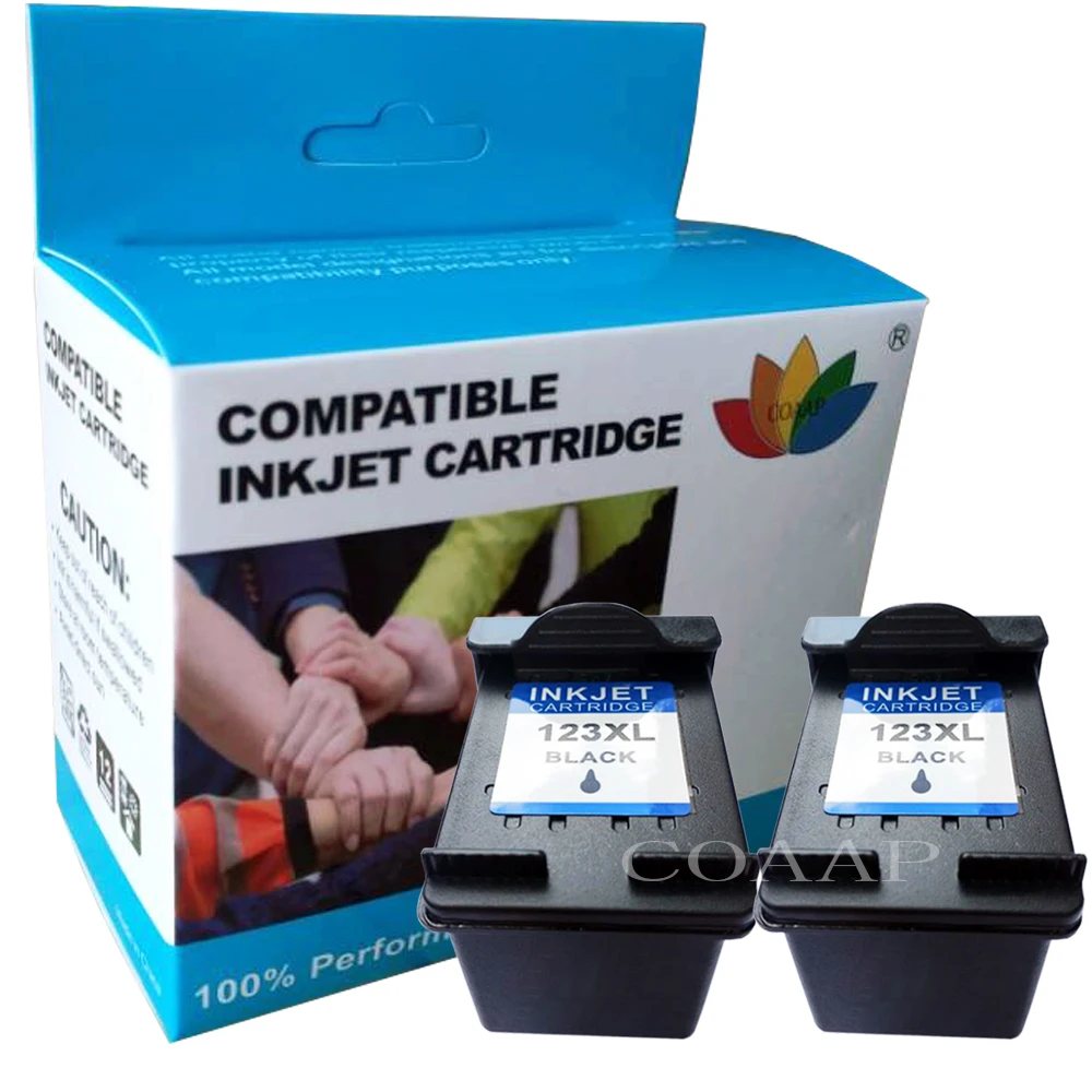 123xl ink cartridges refilled for hp123 deskjet 1110 1111 1112 2130 2132 3630 3632 envy 4521 4522 4513 4520 printer free global shipping