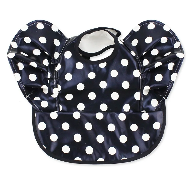 

Maternal And Child Supplies Spring Summer New Products Baby Saliva Towel Spot Printing Infants Eating Bib Silicone 0-3 Years