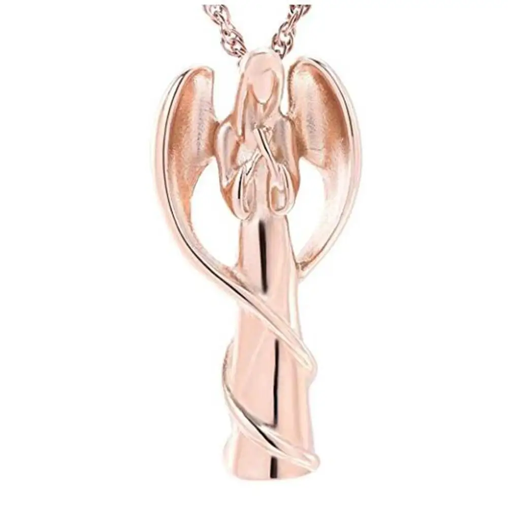 Ожерелье вечность Ангел леди из нержавеющей стали ожерелье для кремации пояс