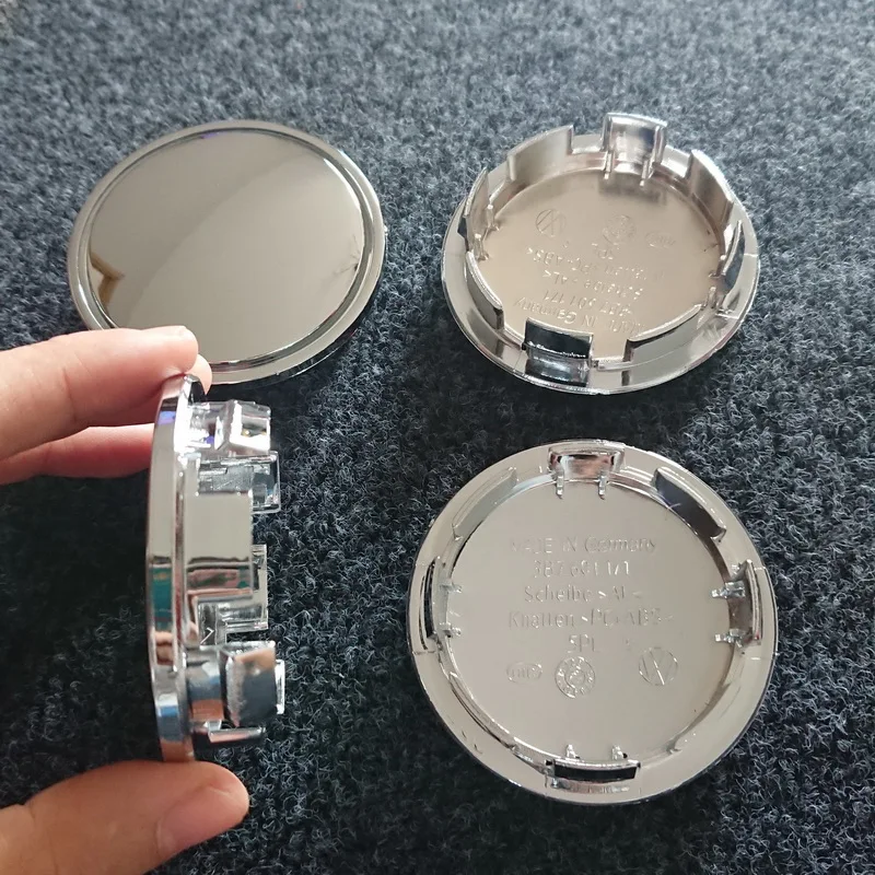 4 шт. Универсальный 65 мм хром автомобиль колесная Центральная Кепки s обод для