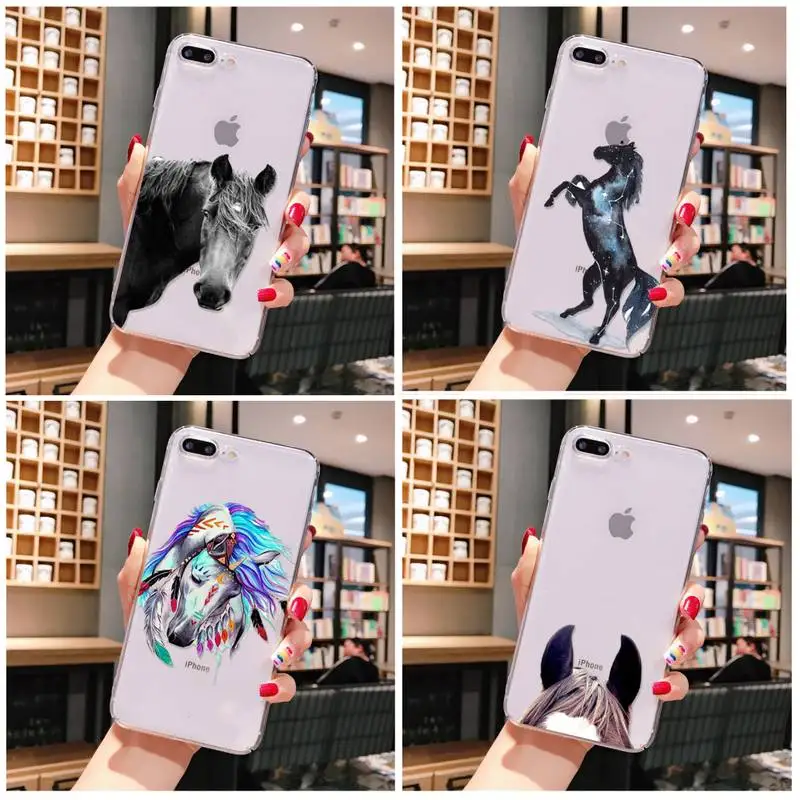 Yinuoda Фредерик большая красота чехол для телефона с лошадью iPhone X XS MAX 6 6s 7 7plus 8 8Plus 5 5S