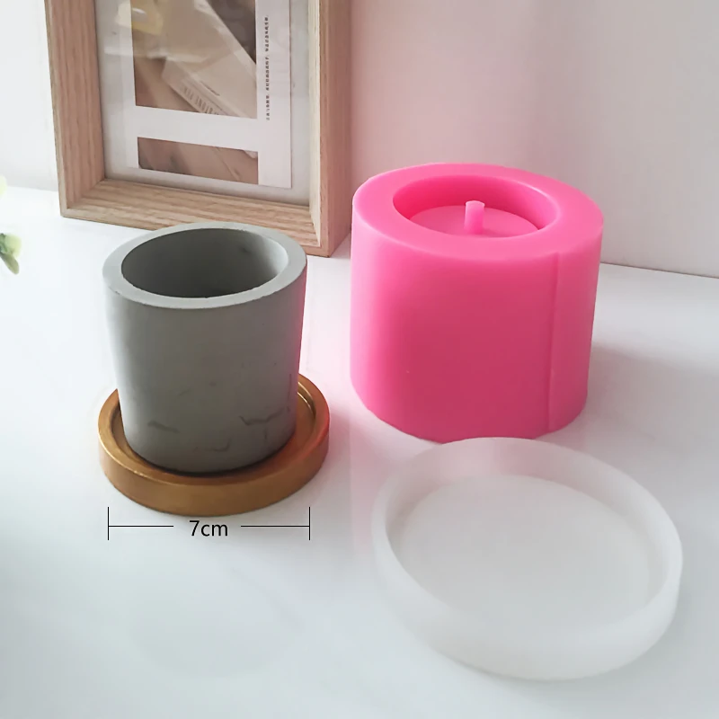 Круглые формы для горшков бетона силиконовые цветочного горшка дизайнерские