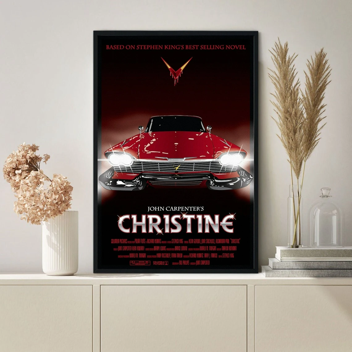 

Christine 1983 Classic Hot Sale Movie Canvas Art Print Poster Wall Painting Home Decoration (No Frame)