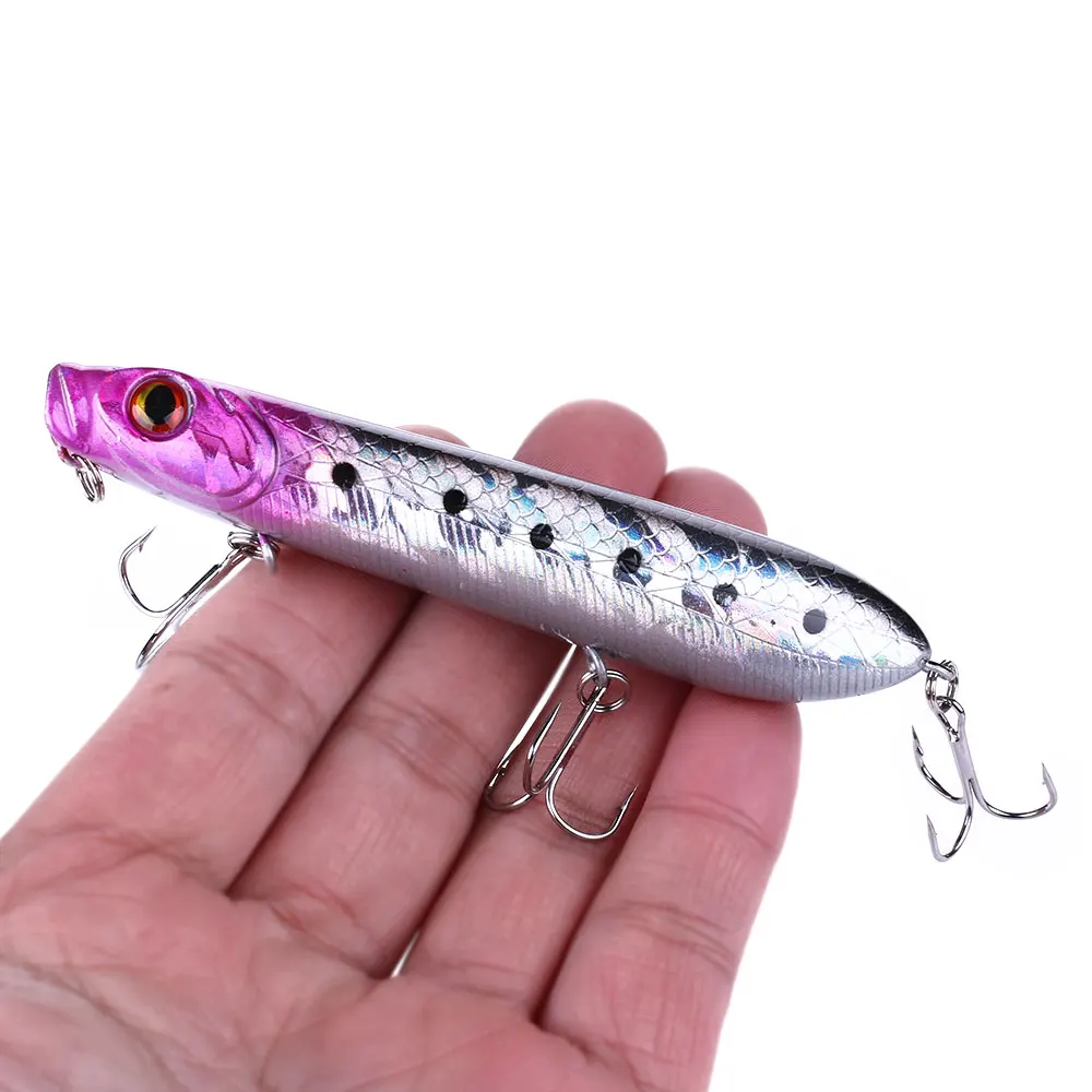 

ThunderShower Popper 15.5g 105mm Topwater Fishing Lure Hard Floating Artificial Bait Fishing Tackle