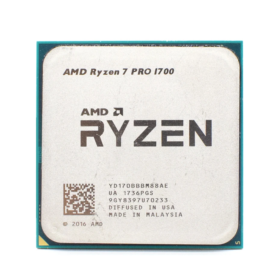 Процессор AMD Ryzen 7 PRO 1700 R7 3 0 GHz Восьмиядерный процессор 16 ниток 65W YD170BBBM88AE Socket