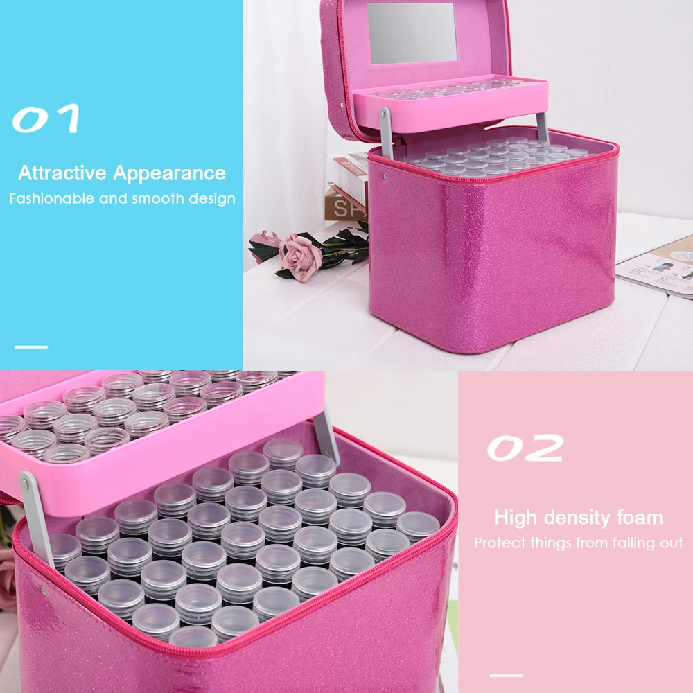 126 бутылок коробка для хранения алмазов алмазная вышивка стразы использование