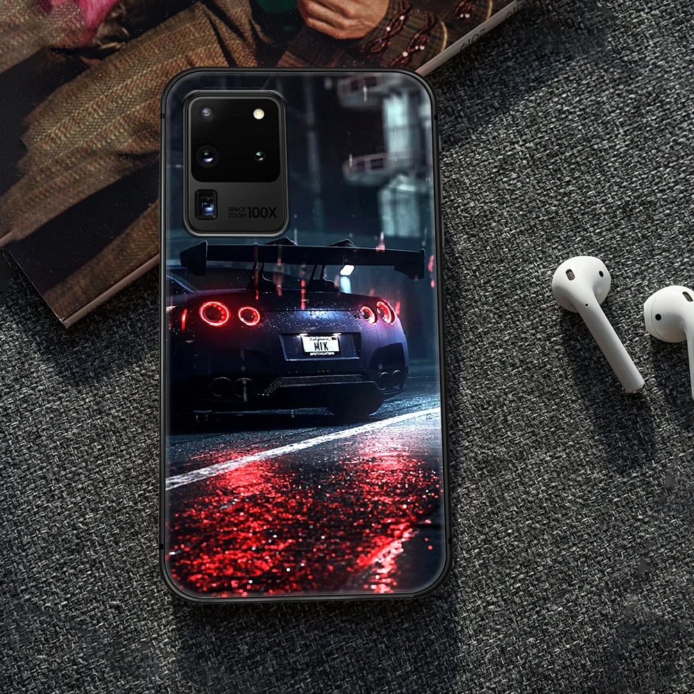 

GTR Car logo Phone Case Cover Hull For Samsung Galaxy S 7 8 9 10 e 20 FE edge uitra plus Note 9 10 20 black Waterproof Soft Etui