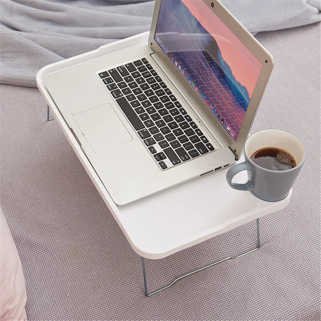 

High-quality Laptop table for bed foldable Computer table for bed Bed With Laptop Table Lazy Table Student Table Folding Table