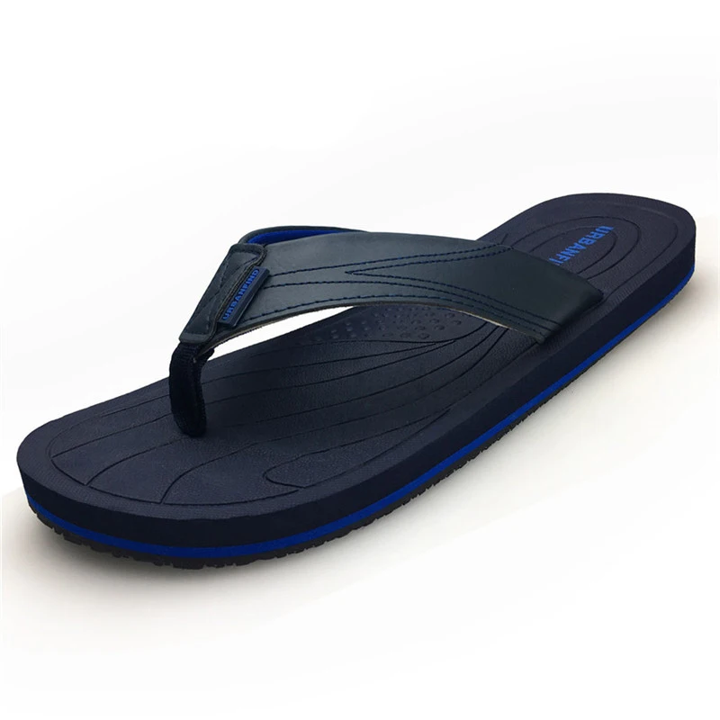 Мужские повседневные Вьетнамки с кожаным ремешком большие размеры 41 46 модные