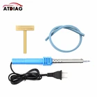 1 шт. 220 В-240 В 40 Вт, наконечник карандаша, паяльник, сварочный пистолет, инструмент с Т-образной головкой, Резиновая полоса для стандартного ленточного кабеля