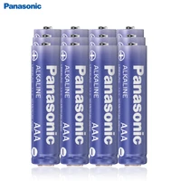 12pcslot panasonic 1 5v aaa alkaline batteries camera toys remote control primary dry battery 10 year shelf life