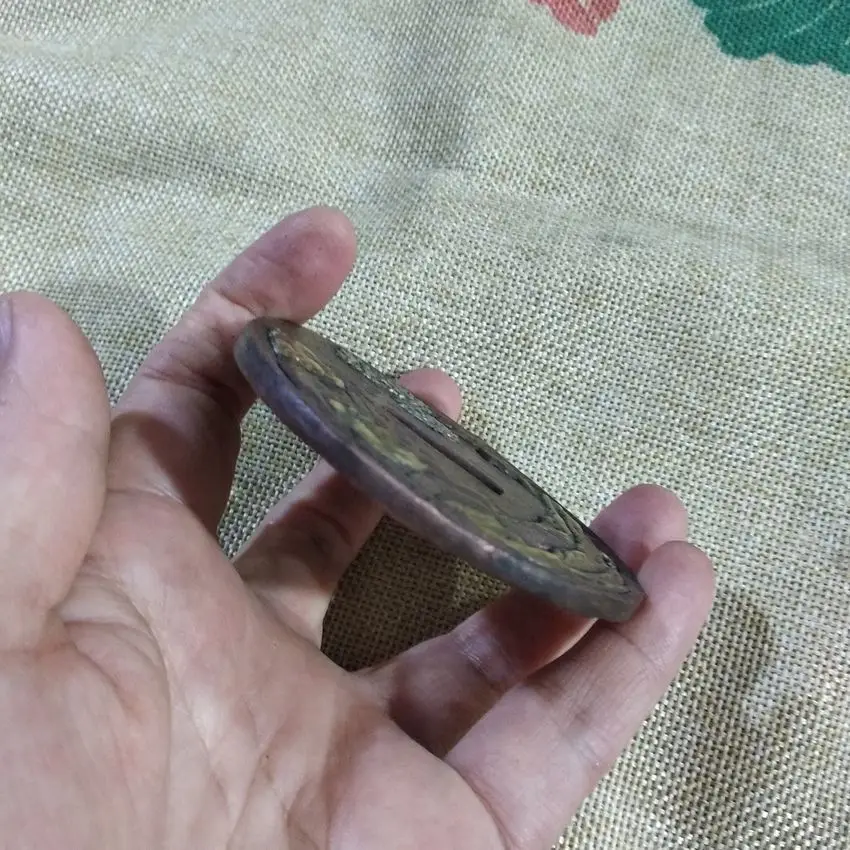 Винтажный прилегающий меч Tsuba аксессуар чистая медь Цуба для японской катаны