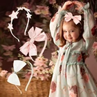 Повязка для волос с розовыми звездами и сетчатым бантом, 1 шт.