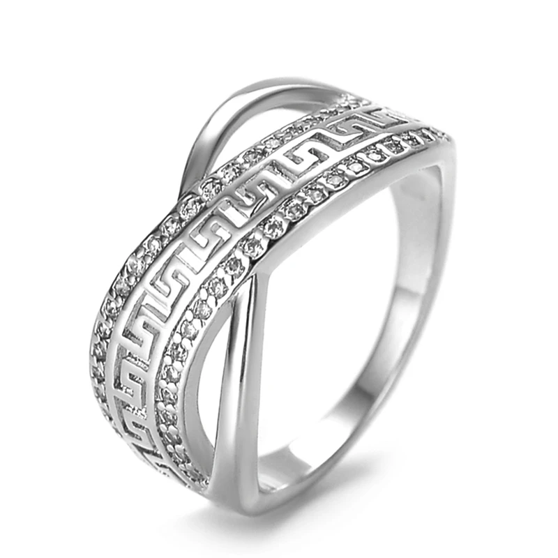 

Europe and the United States hot engagement S925 silver women's ring anniversary diamond bright fire color wedding jewelry