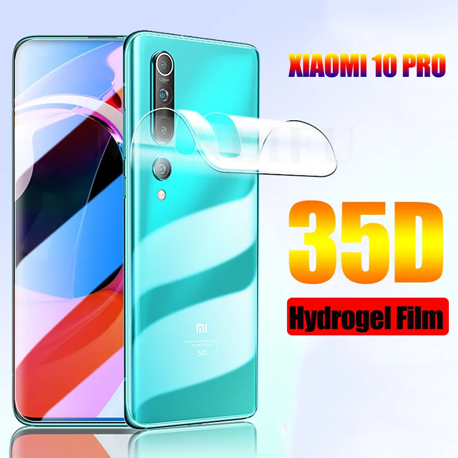 Гидрогелевая защитная пленка 35D для Xiaomi Mi 10 Note Pro CC9e 9 Lite телефона не