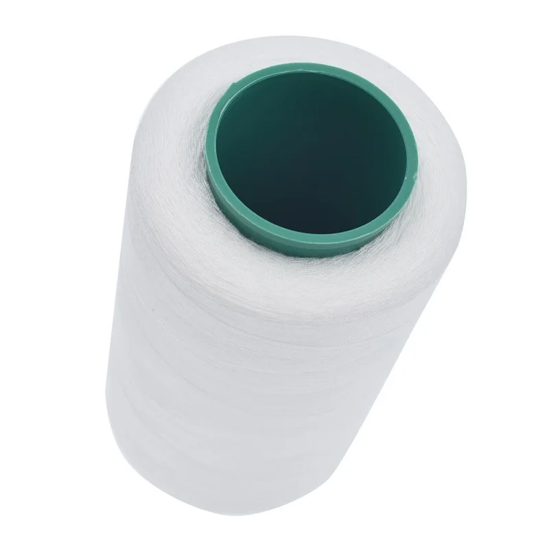 3000 м длинная НЕОБРАБОТАННАЯ белая Водорастворимая швейная нить 20C моющаяся