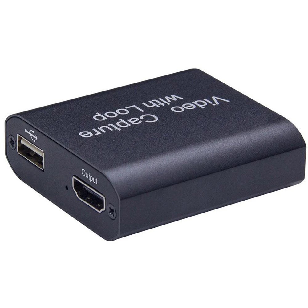

Карта видеозахвата 4K HD, устройство для захвата видео с разъемом HDMI, USB 2,0, для потоковой прямой трансляции