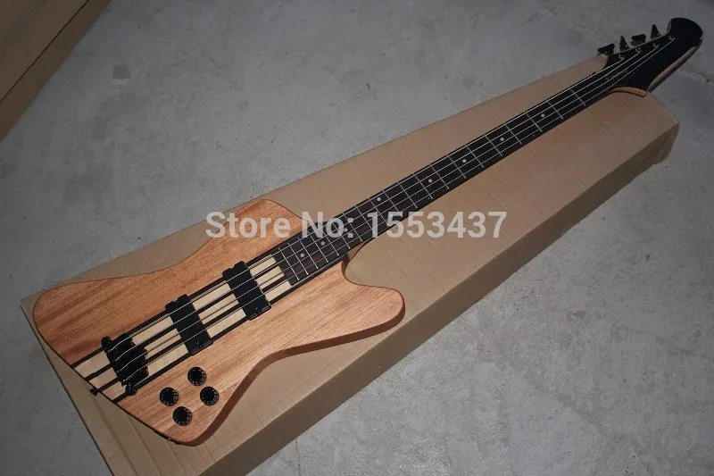 

Free Shipping Thunderbird Classic IV burlywood Electric Bass guitar Custom one-piece set neck 4 Strings Bass Guitar hott3