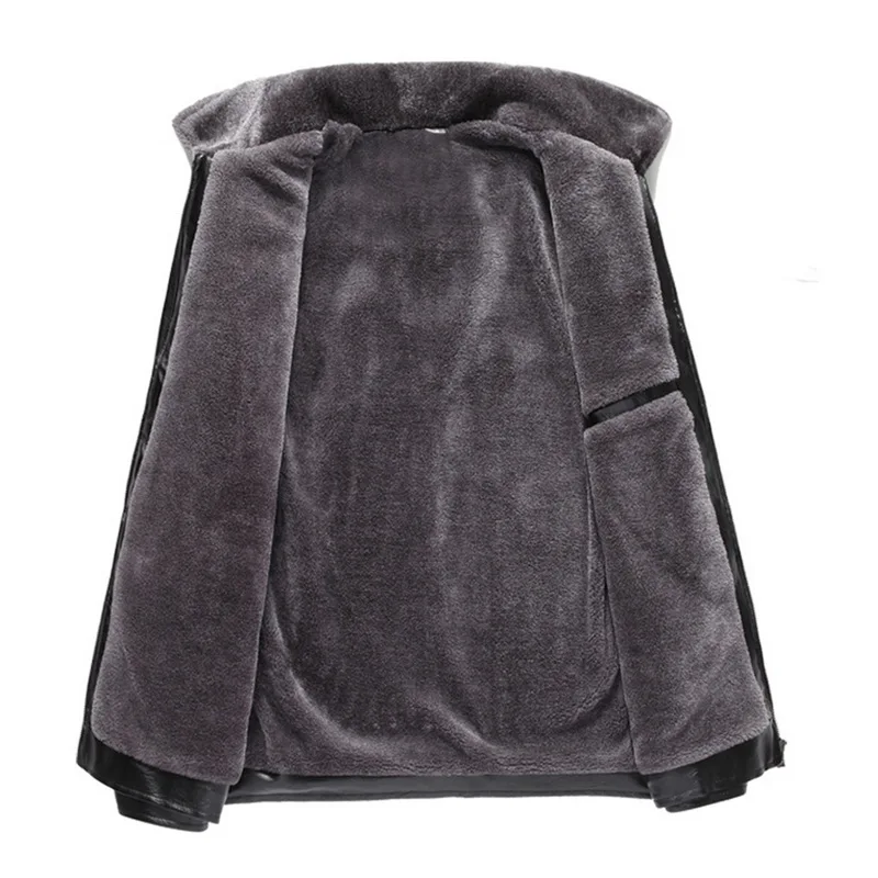 HEFLASHOR Винтаж куртки ветровки плотным ворсом зимние пальто отложной воротник