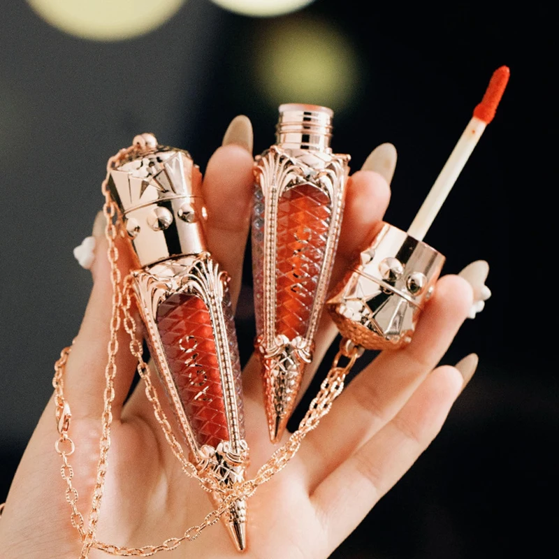 Агаг Queen скипетр губная помада воздушной для губ матовая морковно оранжевый цвет