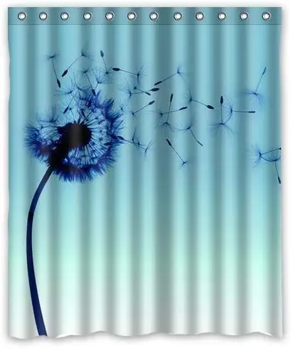 

Welcome Waterproof Decorative Beautiful Dandelion Shower Curtain