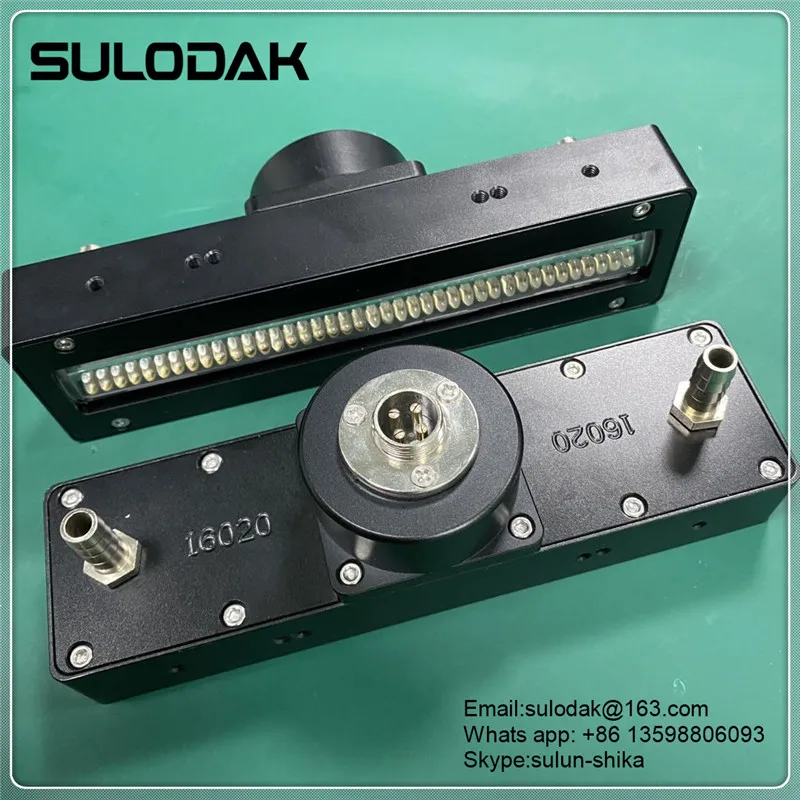 2 шт. 800 Вт УФ чернила сушки отверждения лампы с резервуар для воды кулер один