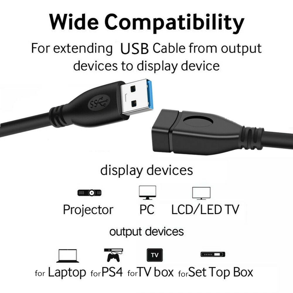 Удлинительный USB-кабель UGI кабель USB 3 0 2 для смарт-ТВ PS4 мобильных телефонов