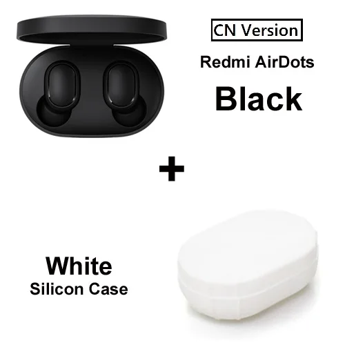 cn add white case Xiaomi Redmi Xiaomi беспроводные наушники Голосовое управление Bluetooth 5,0 шумоподавление управление - Цвет: cn add white case