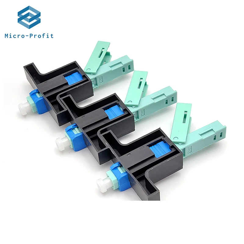 50 100 pcs hot sale 53mm fast conector sc upc single mode connector ftth tool cold connector tool fiber optic quick connnector free global shipping