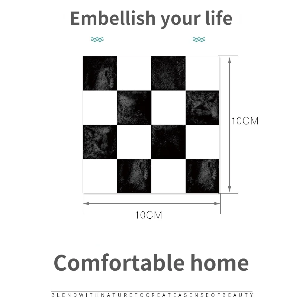 10 шт. Стикеры для плитки ванной и кухни | Дом сад