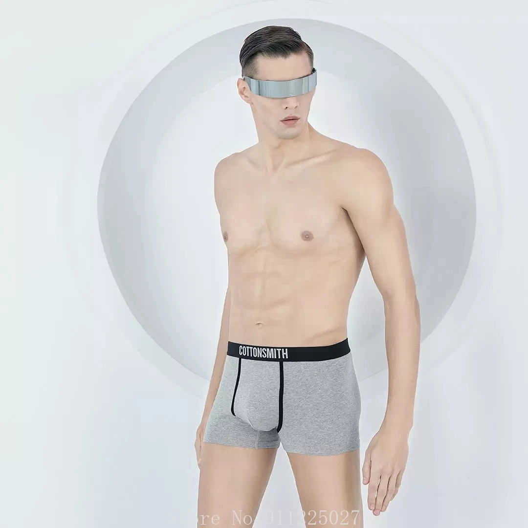 

Men Comfortable Cotton Antibacterial Underwear Silver Fiber Properties Antibacterial Briefs Breathable and Dry Panties