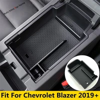 car central control armrest storage box container organizer holder for chevrolet blazer 2019 2022 plastic interior accessories