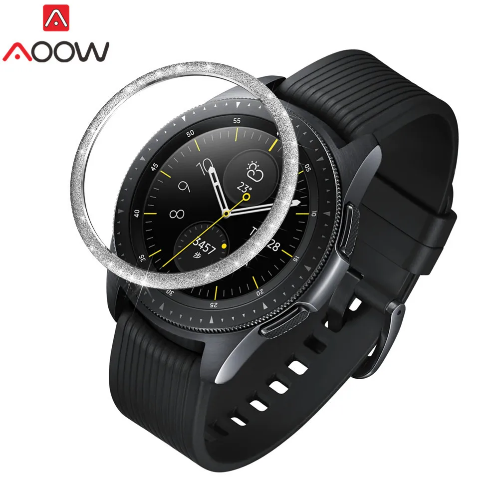 Ободок кольцо стиль для samsung Galaxy Watch 42 мм/шестерни Спорт клейкая крышка против царапин Нержавеющая сталь защита аксессуары