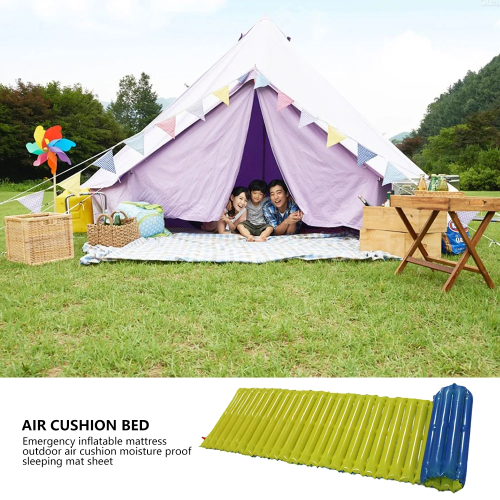 Одиночной трубки воздуха чрезвычайных надувной матрас Открытый надувные