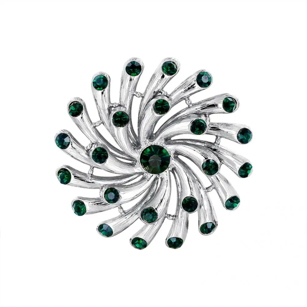 

Alloy Stylish Geometric Rhinestone Brooch Elegant Corsage Brooch Fashionable for Home