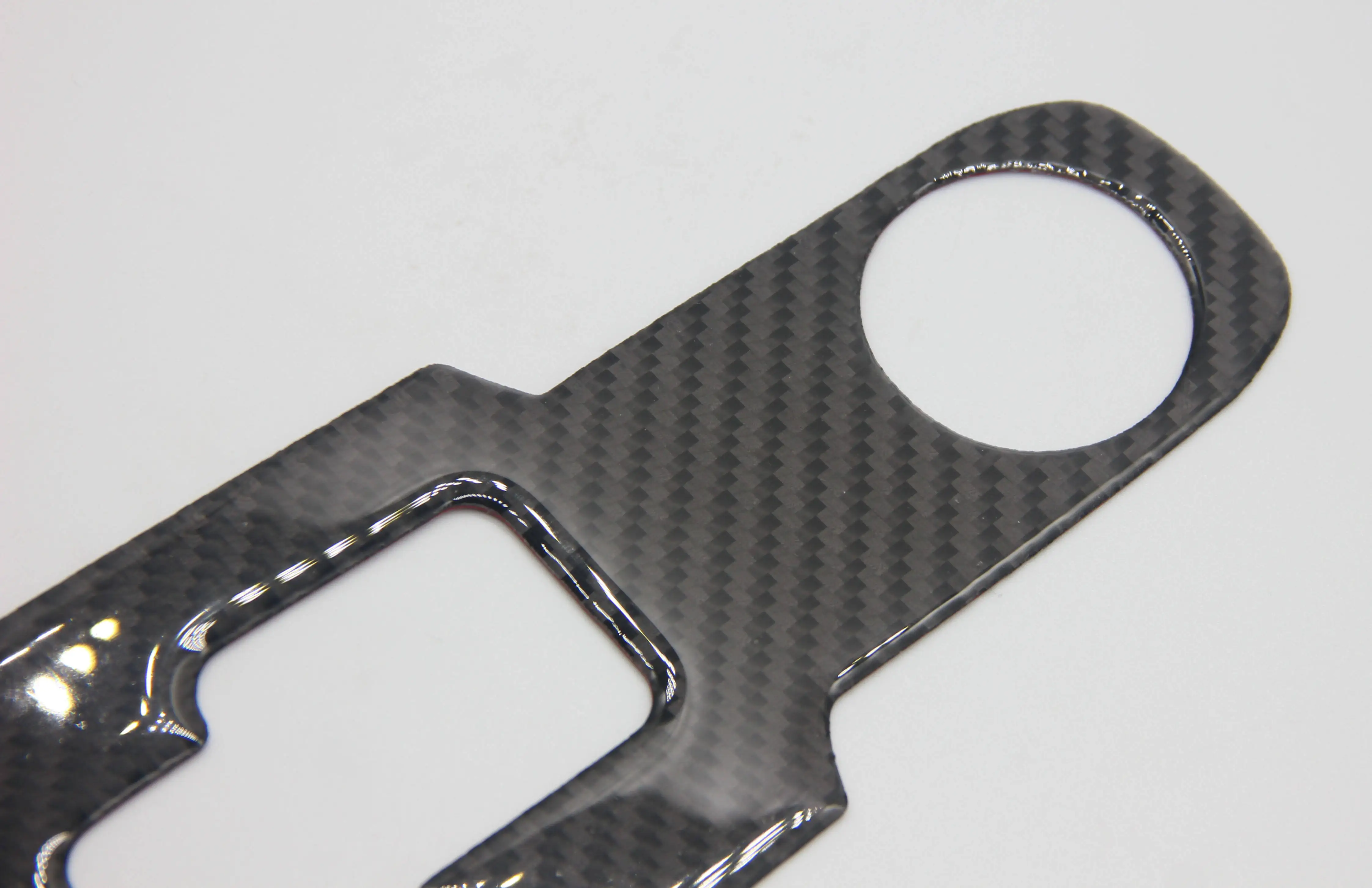 

GTR R35 black carbon fiber car interior modified gear shift panel decoration sticker