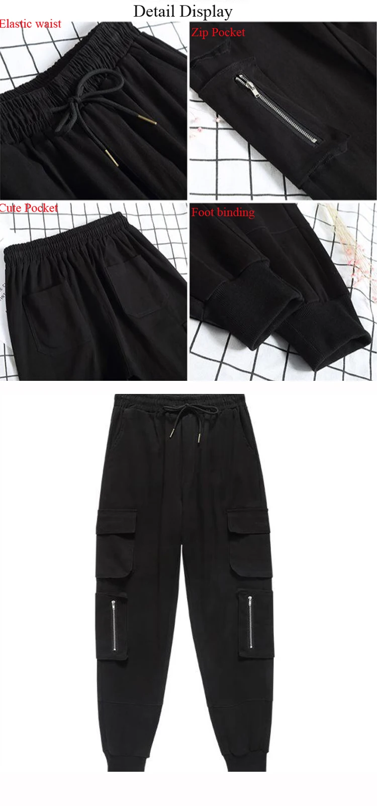 EACHIN, женские повседневные брюки карго, женские, размера плюс, Steetwear, длина по щиколотку, Модные свободные штаны для бега