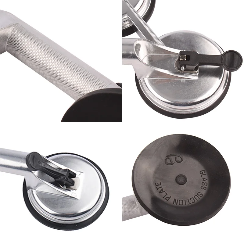 Подъемная пластина с тремя присосками сверхмощный алюминиевый Съемник плитки