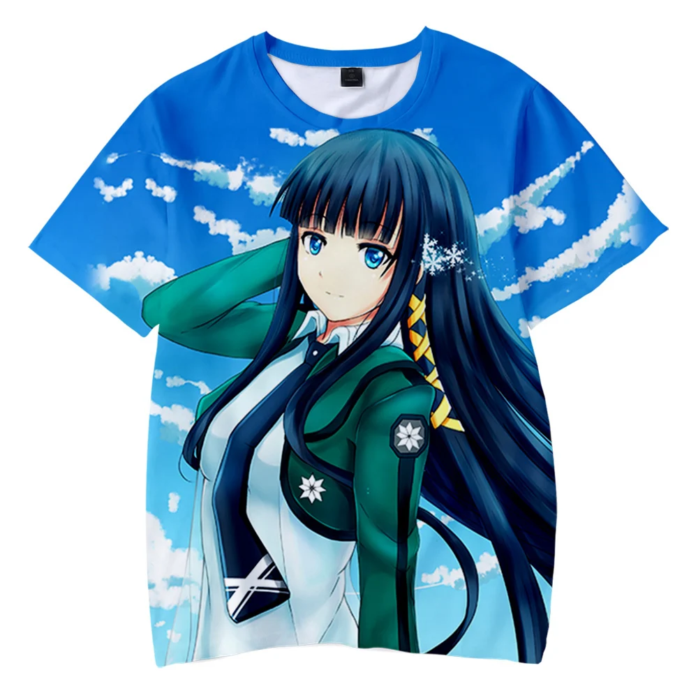 

Футболка для старшей школы Асимметричная с 3D рисунком аниме, Уличная Повседневная футболка из 100% полиэстера для взрослых и детей, Новинка л...