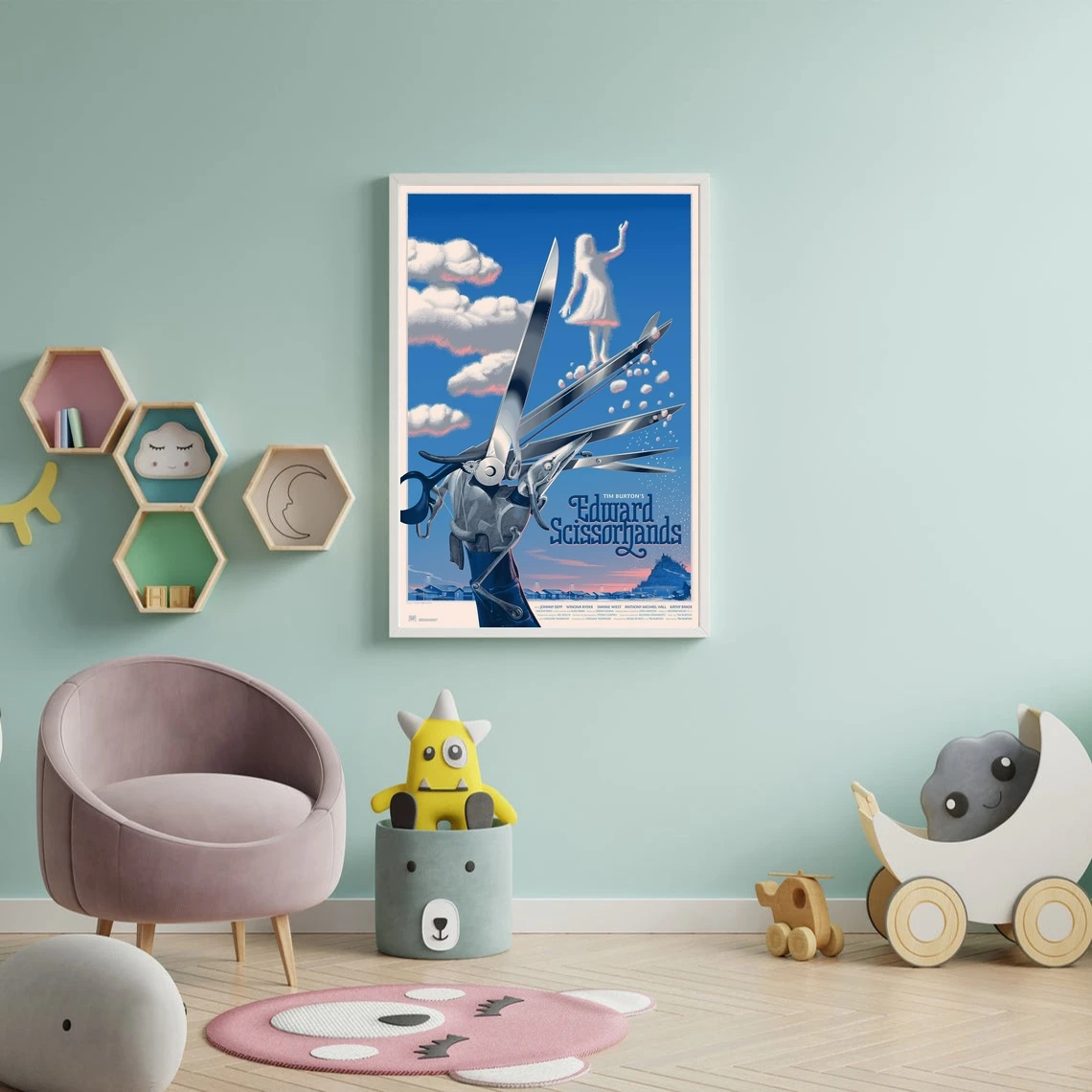 Эдвард руки-ножницы постер фильма художественный принт холст живопись настенные
