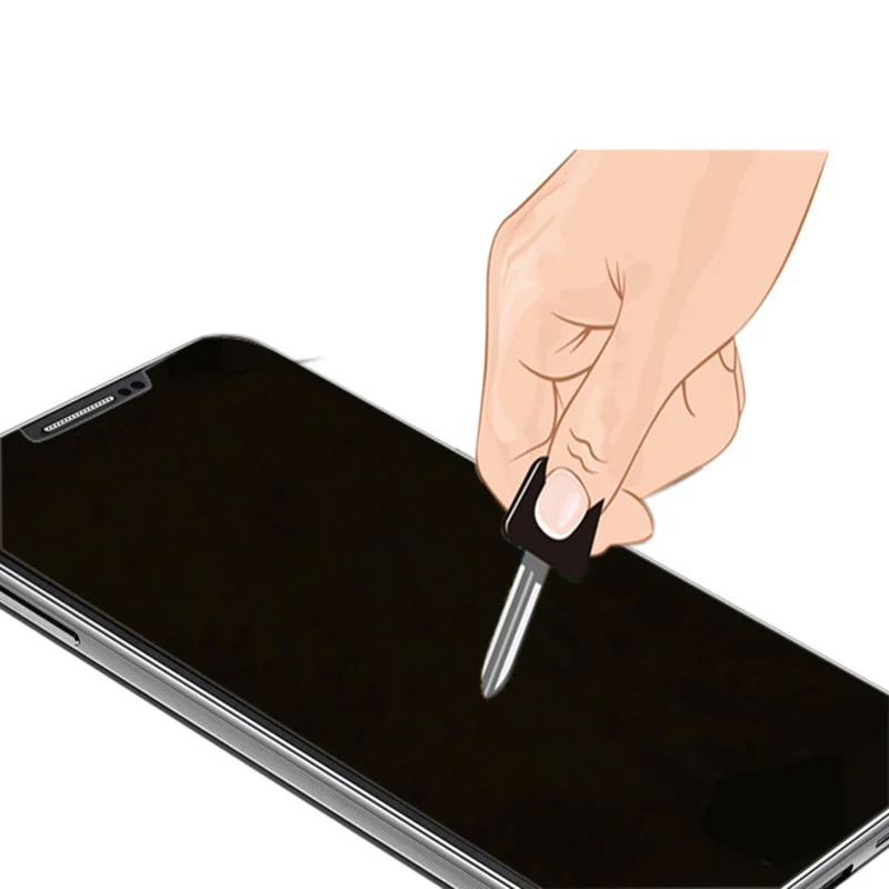 JGKK анти шпионская Черная защитная пленка для экрана Motorola Moto G6 Play Privacy закаленное
