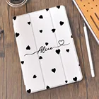 Чехол для iPad Air 2020 с держателем для стилуса, чехол 10,2 7-го и 8-го поколения для iPad Pro 11, чехол 2020 Mini 5, название на заказ